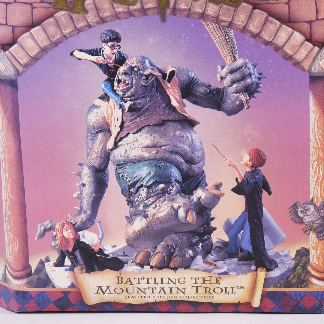 HARRY POTTER, Matell, "Battling the Mountain Troll", limited edition.