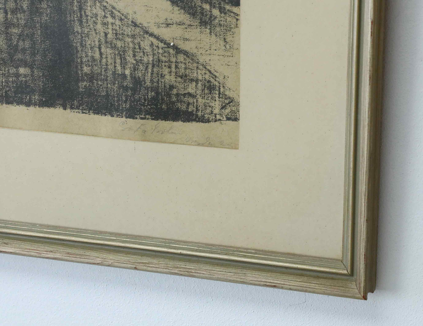 GÖSTA BOHM. Litografi, bro i Dresden, signerad och daterad 1922.