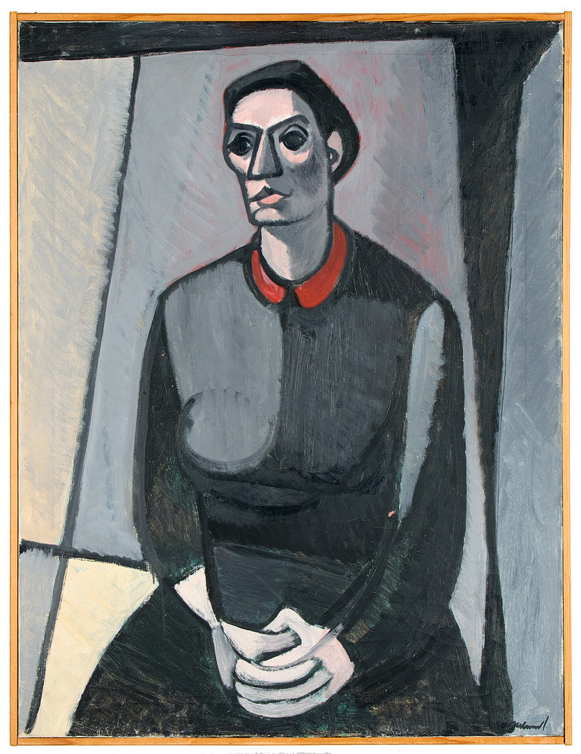 AXEL EKELUND. "Porträtt fru S".