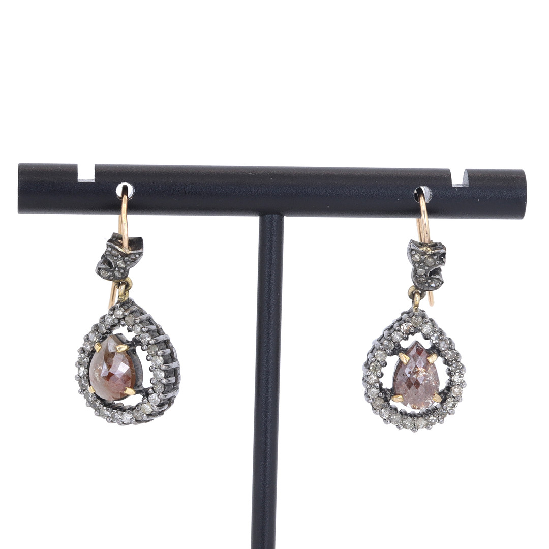 9CT GOLD DIAMOND SET RRINRGS.