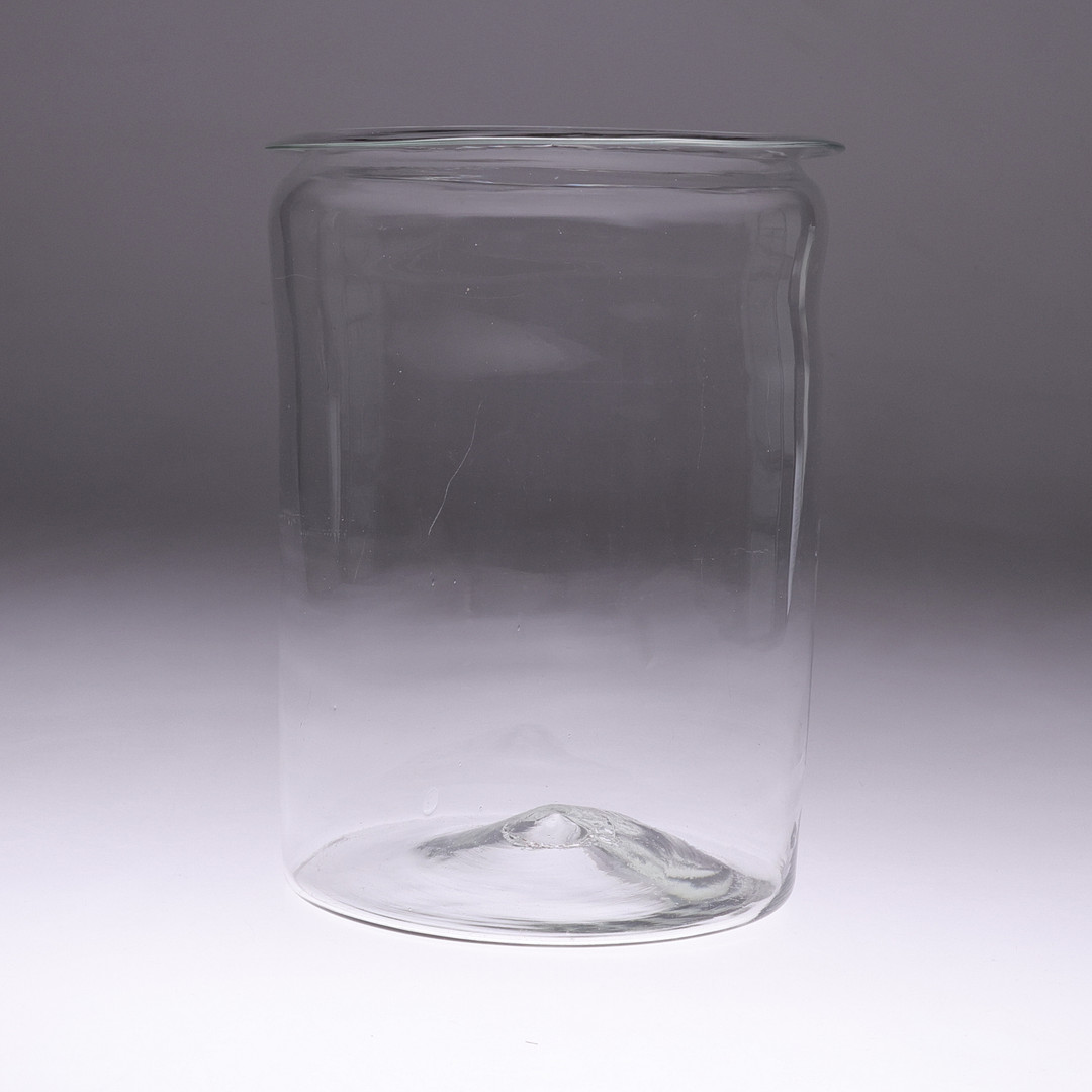 SKÅL/BURK, glas, 1800-talets senare del.