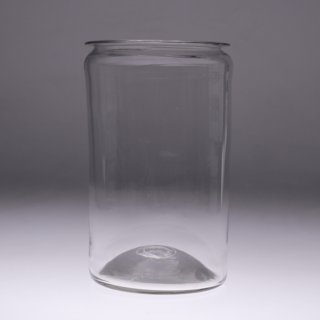 SKÅL/BURK, glas, 1800-talets senare del.