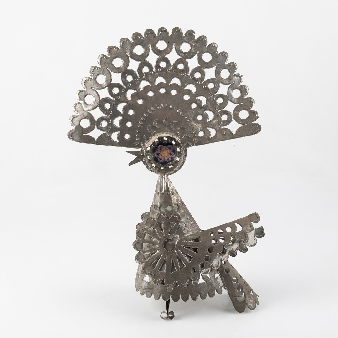 SKULPTUR, fågel, metall, sydamerika, 1900-talets andra hälft.