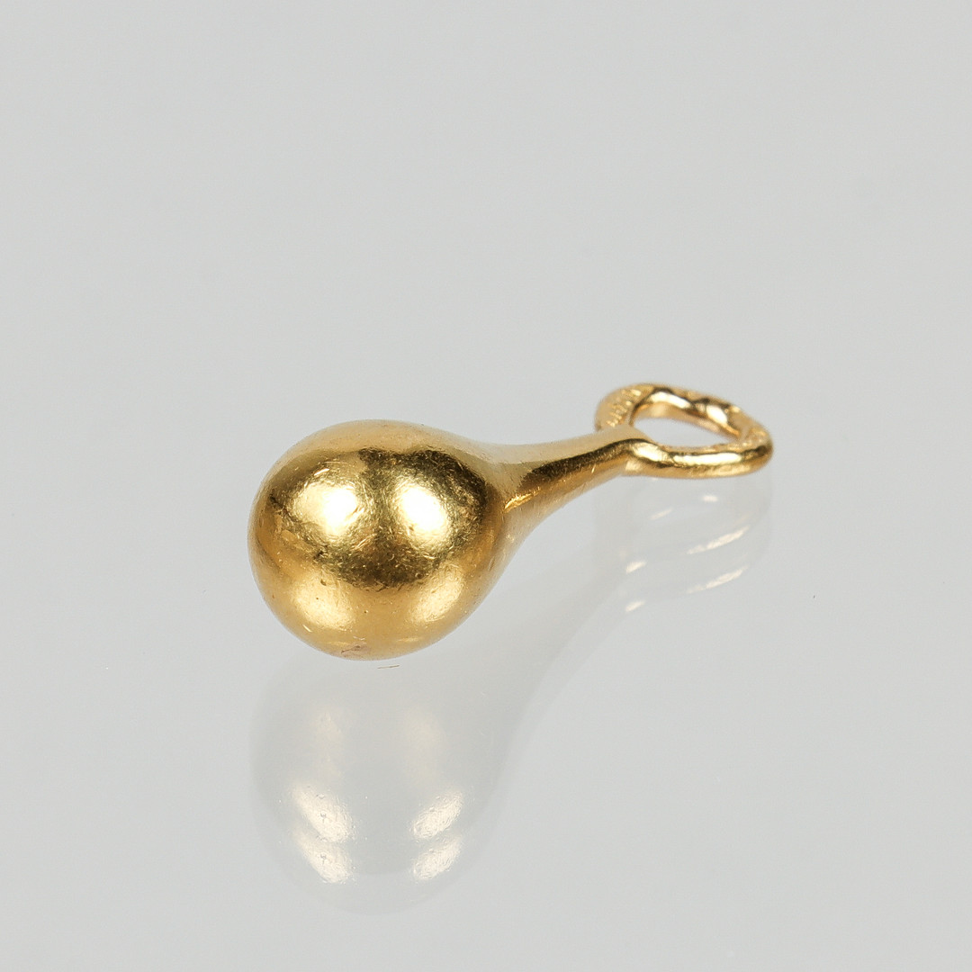 HÄNGE "Droppformat", 23k guld, Alton.