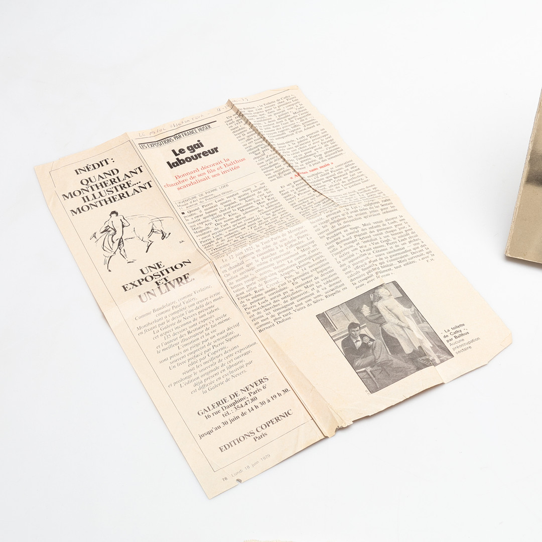 BOK, "L'aventure de Pierre Loeb, LaGalerie Pierre, Paris 1924-1964", 1979.