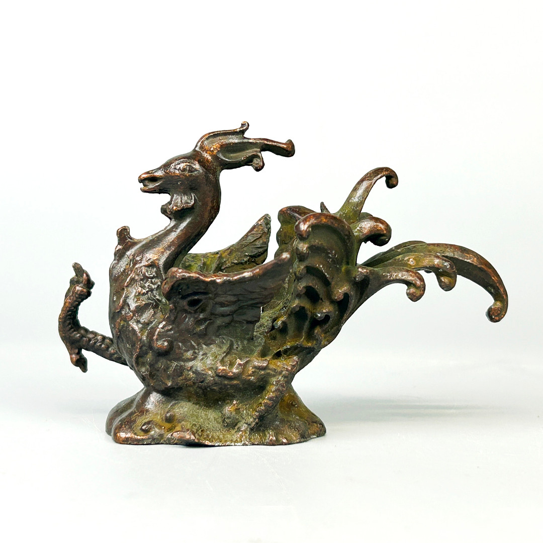 CHINESE BRONZE PHOENIX.