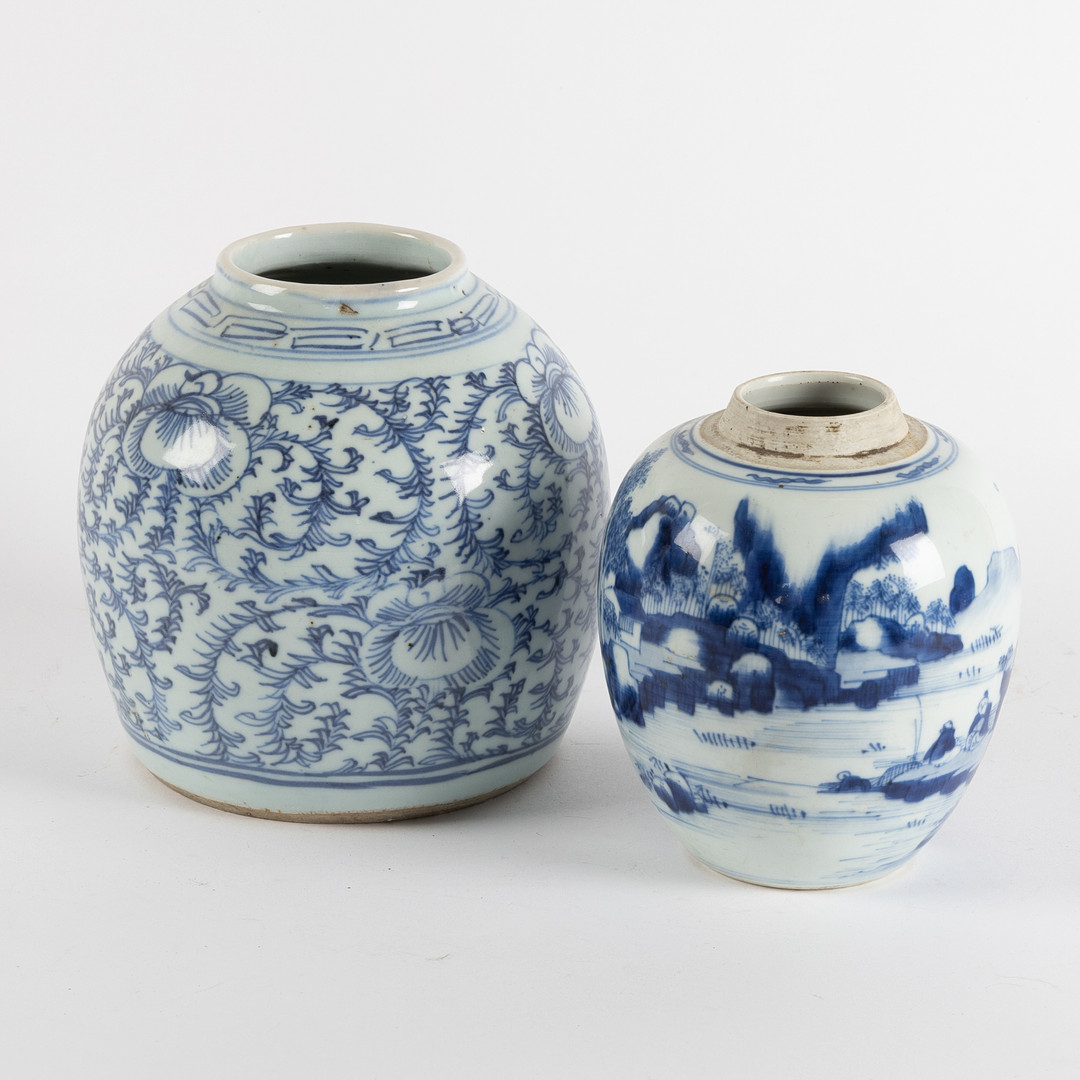 BOJANER, 2 stycken, Kina, 18/1900-tal.