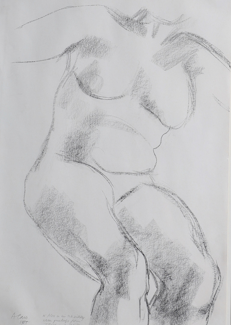 ANTHONY CARO (1924-2013). FEMALE NUDE STUDY.