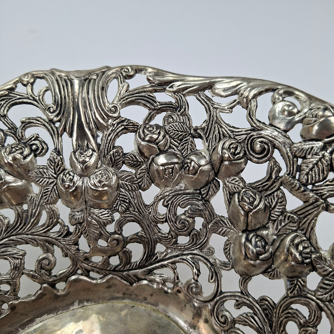 SKÅL, vitmetall, 1900-tal.