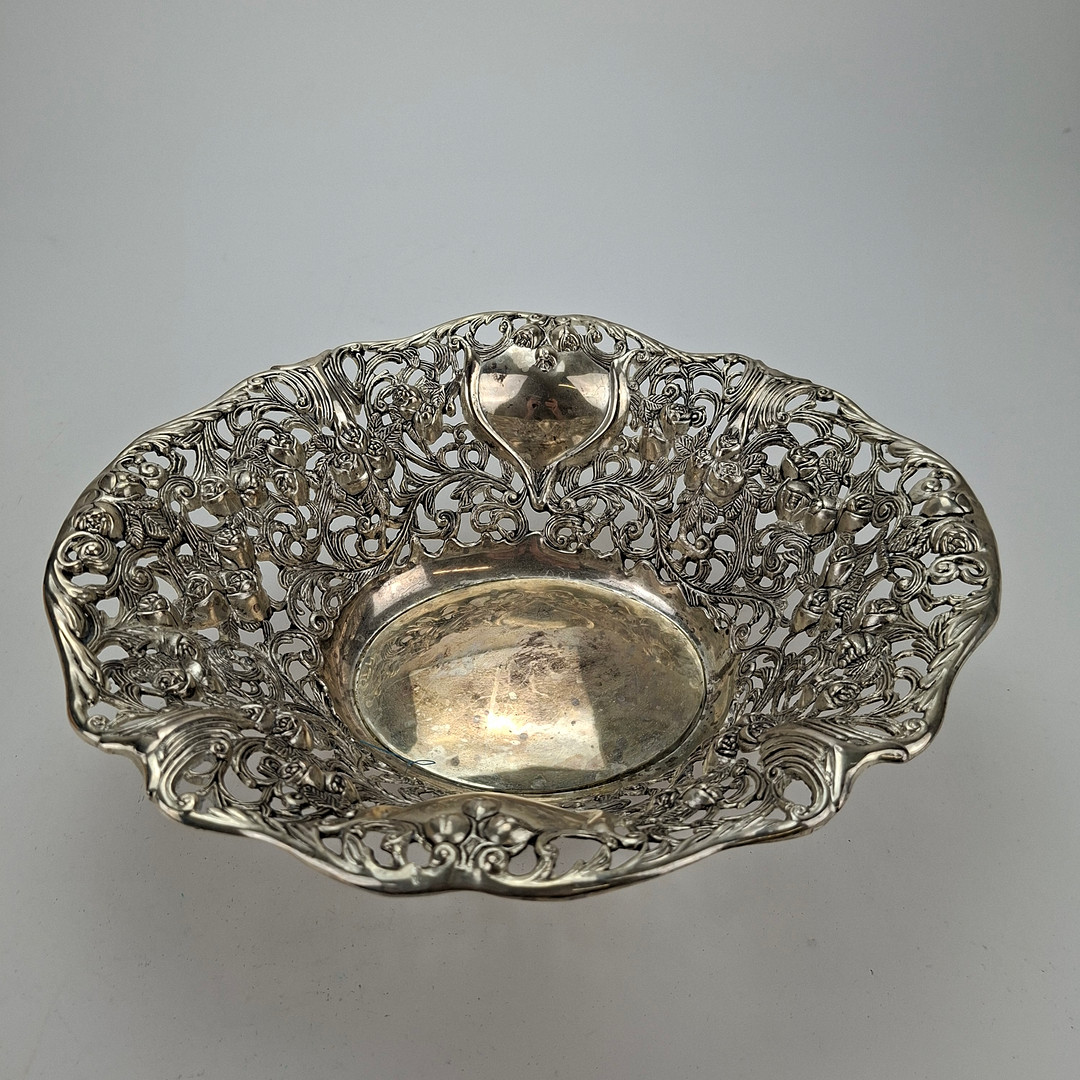 SKÅL, vitmetall, 1900-tal.