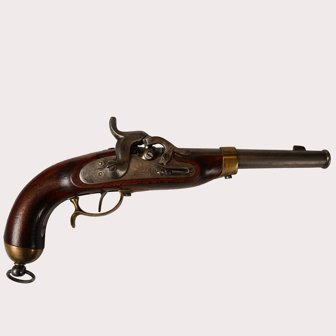 SLAGLÅSPISTOL, Preussen, m/1850, för kavalleriet, Potsdam.