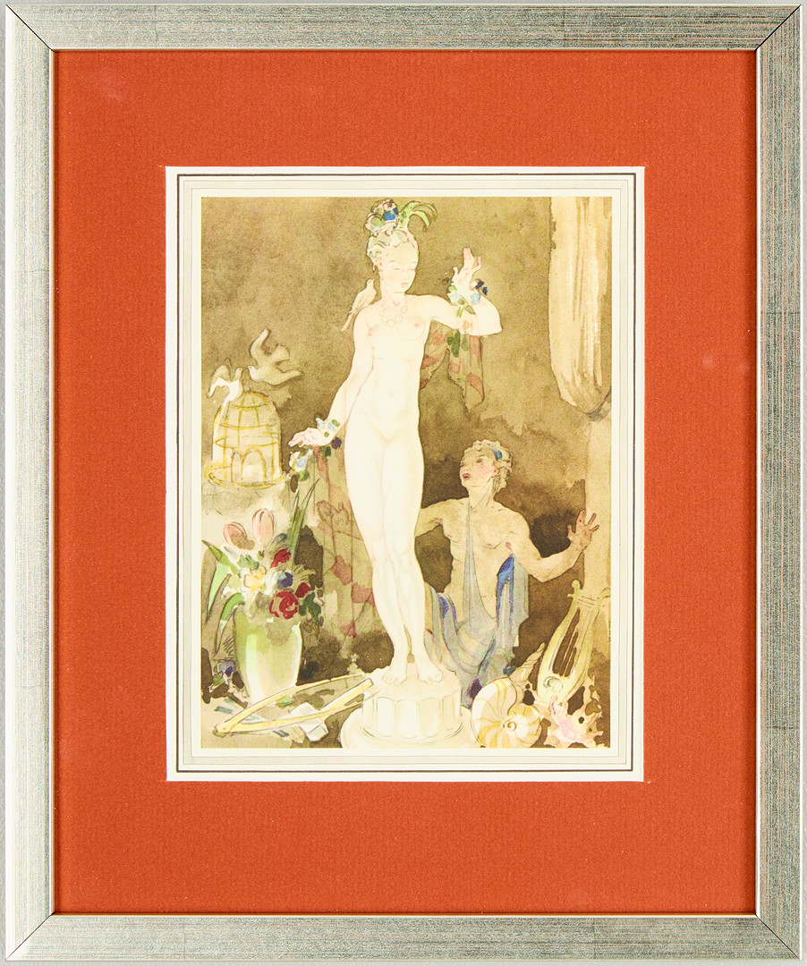 JEAN A MERCIER, 9 illustrationer ur "Les metamorphoses d'Ovide - Choix de seize fables", 1946.