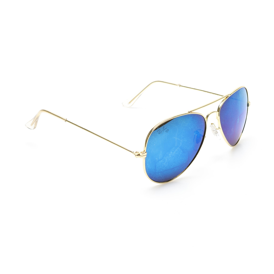 SOLGLASÖGON, metall, RayBan, Made in Italy.