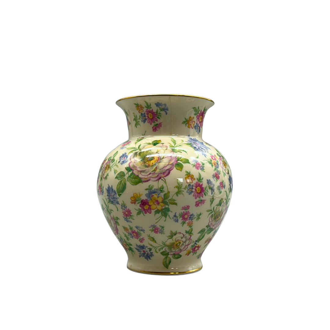 THOMAS IVORY PORZELLANVASE MIT FLORALEM DEKOR.
