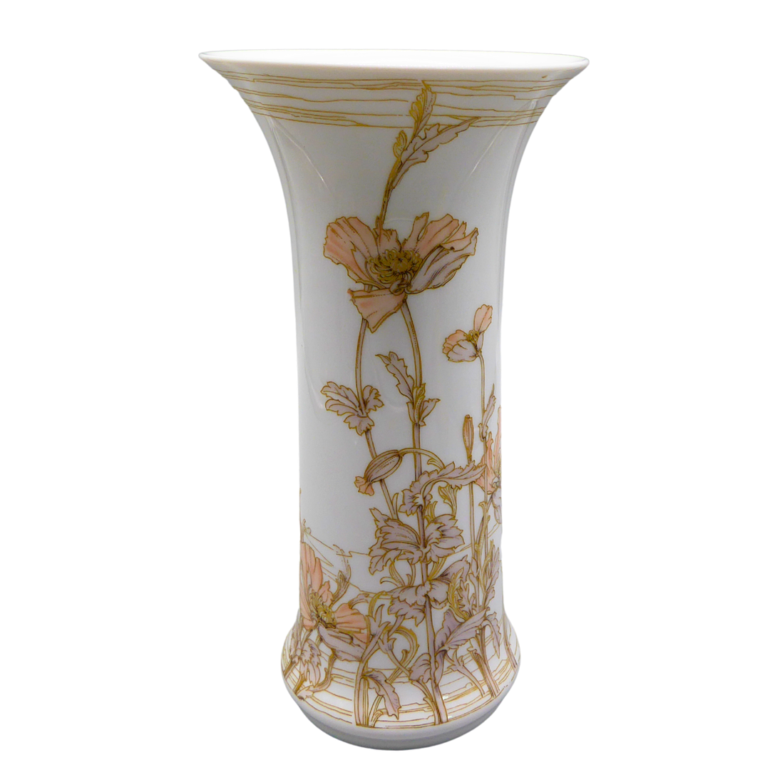 KAISER PORZELLAN BLUMENVASE AUS DER REIHE "NADINE" VOM DESIGNER K.NOSSEK.