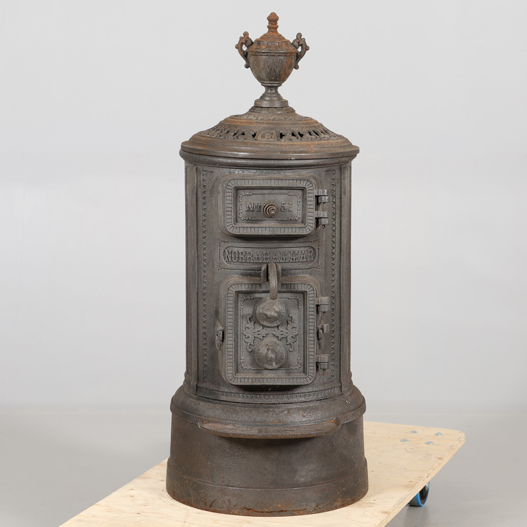 KAMIN, gjutjärn, Norrahammar no 51, 1900-talets början.