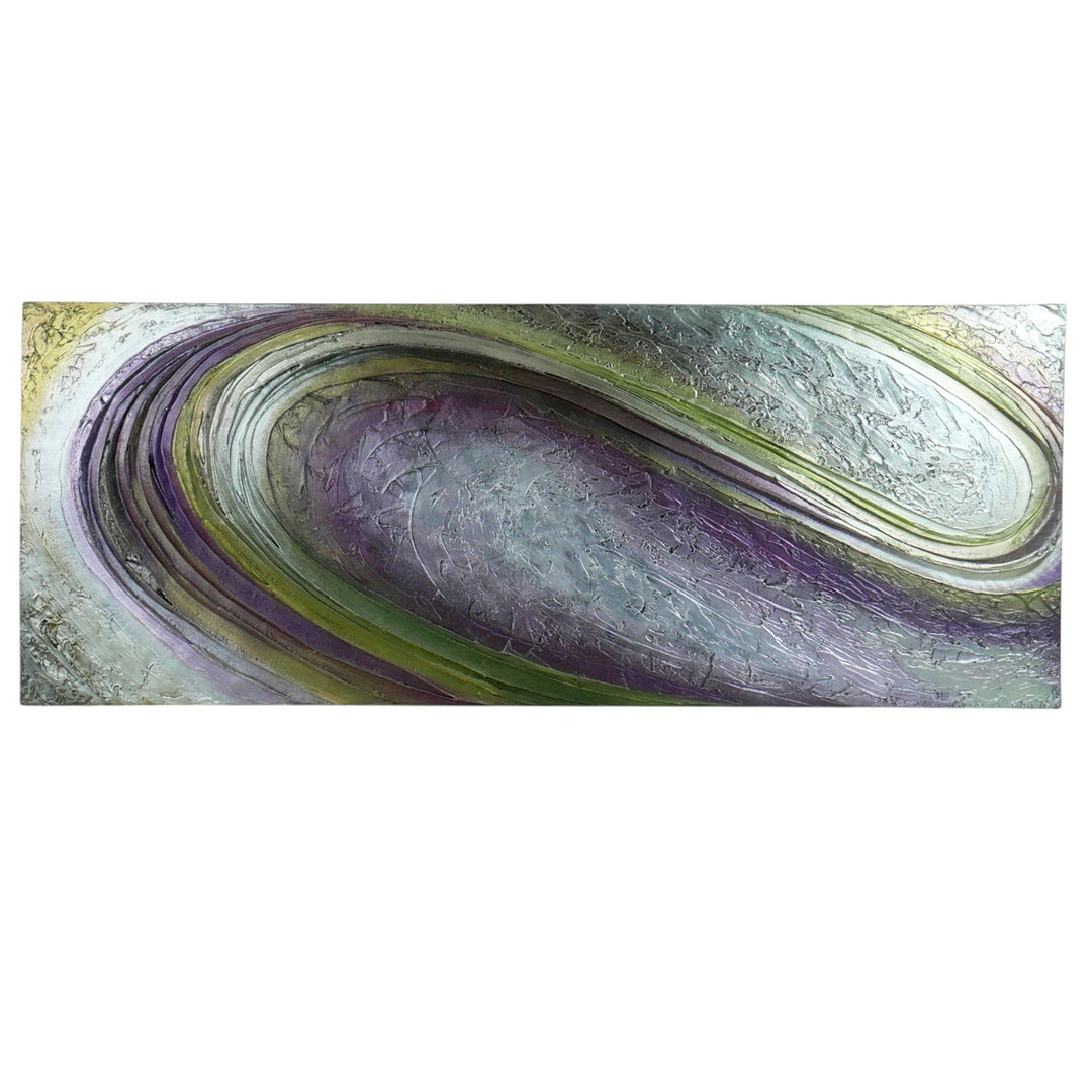 VICTORIA STOTHARD (BRITISH, 21ST CENTURY). 'AURORA VI' MIXED MEDIA ON CANVAS.