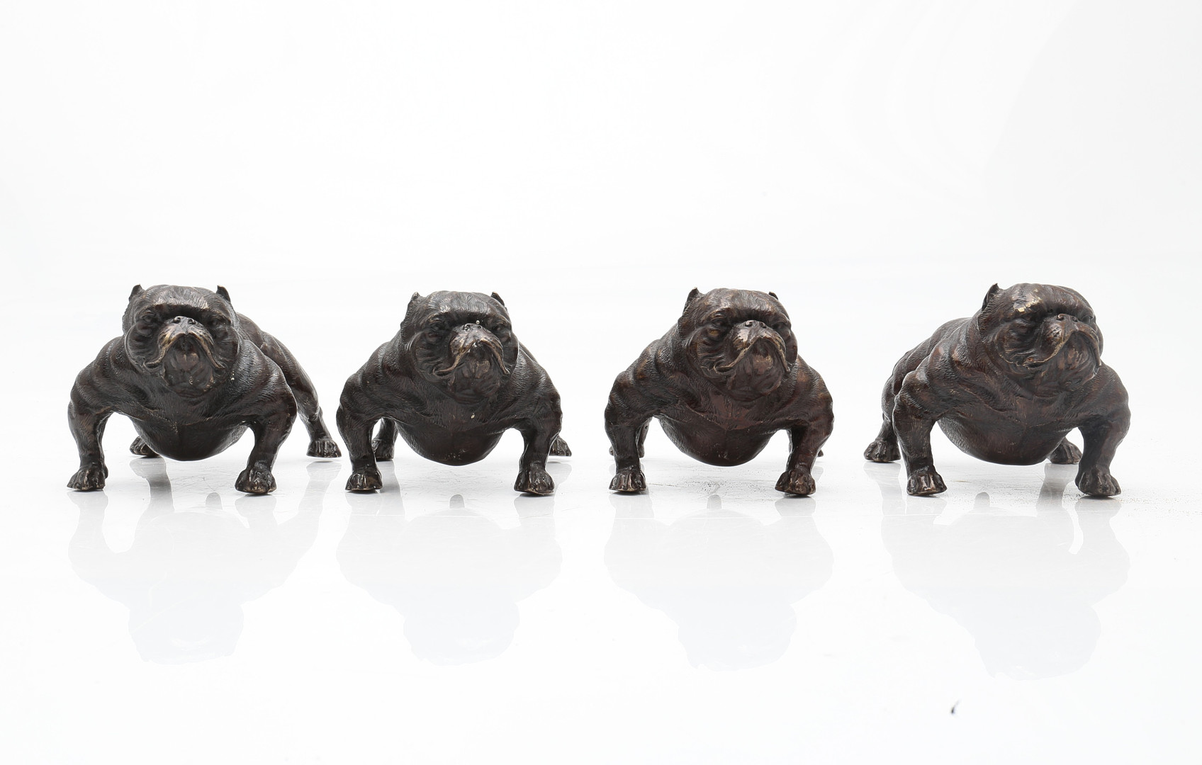 PROBABLY ENGLISH SCHOOL, 20TH CENTURY. Bulldogs.