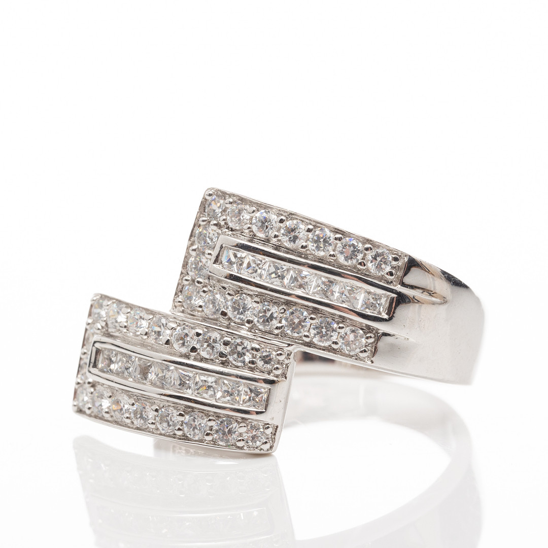 RING, Sterlingsilver, Cubic zirkoner.