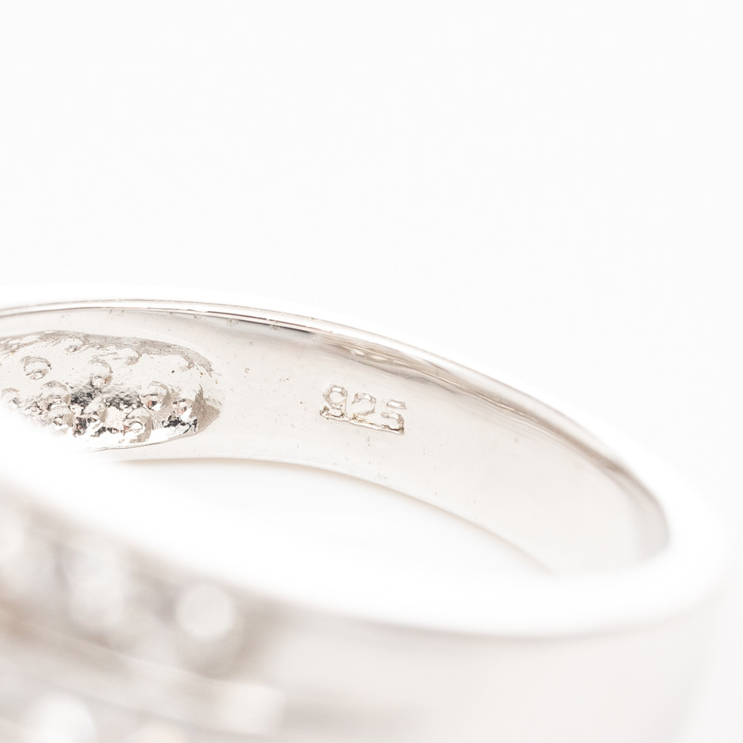 RING, Sterlingsilver, Cubic zirkoner.