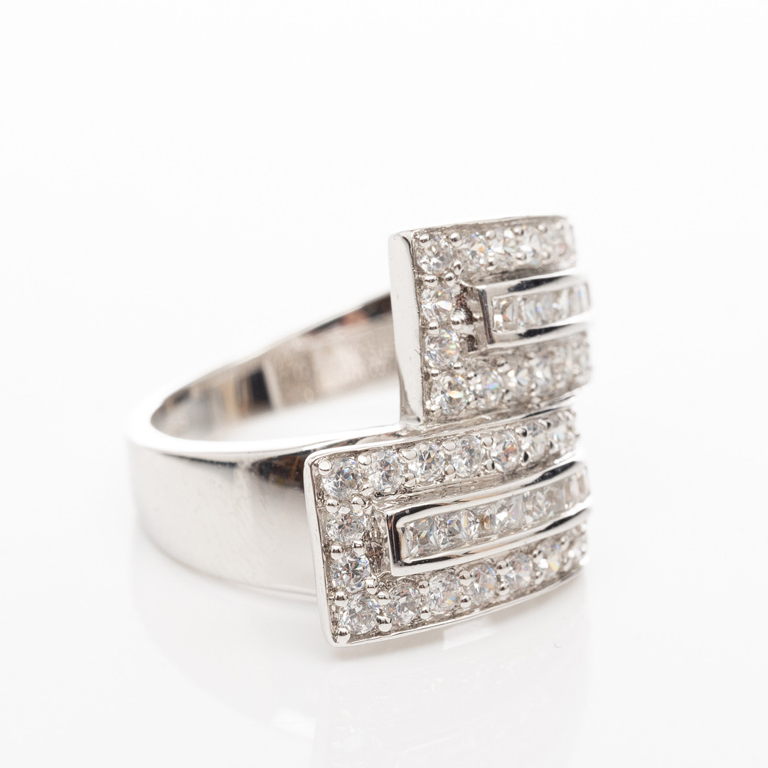 RING, Sterlingsilver, Cubic zirkoner.