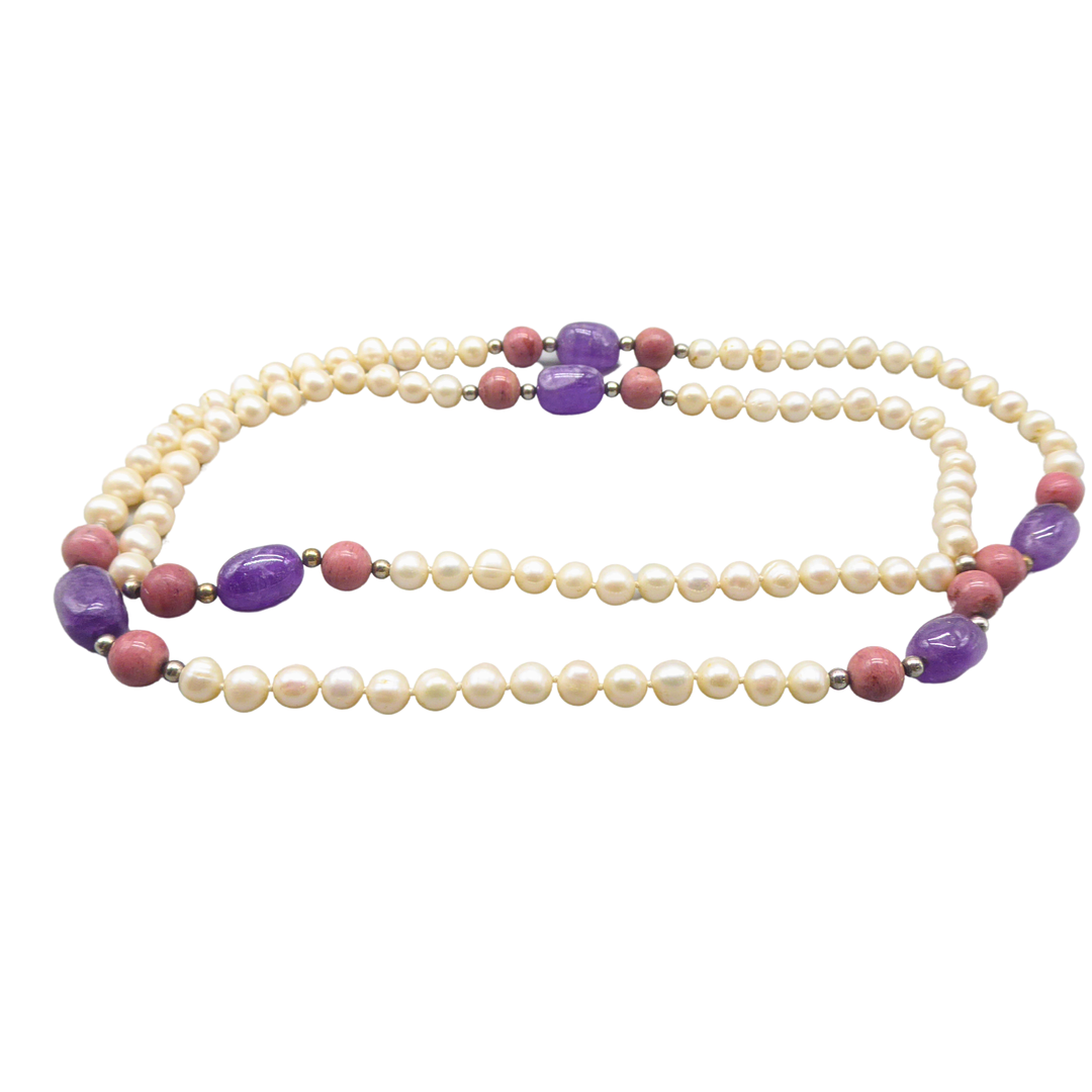 ENDLOS - MODESCHMUCK - PERLENKETTE.