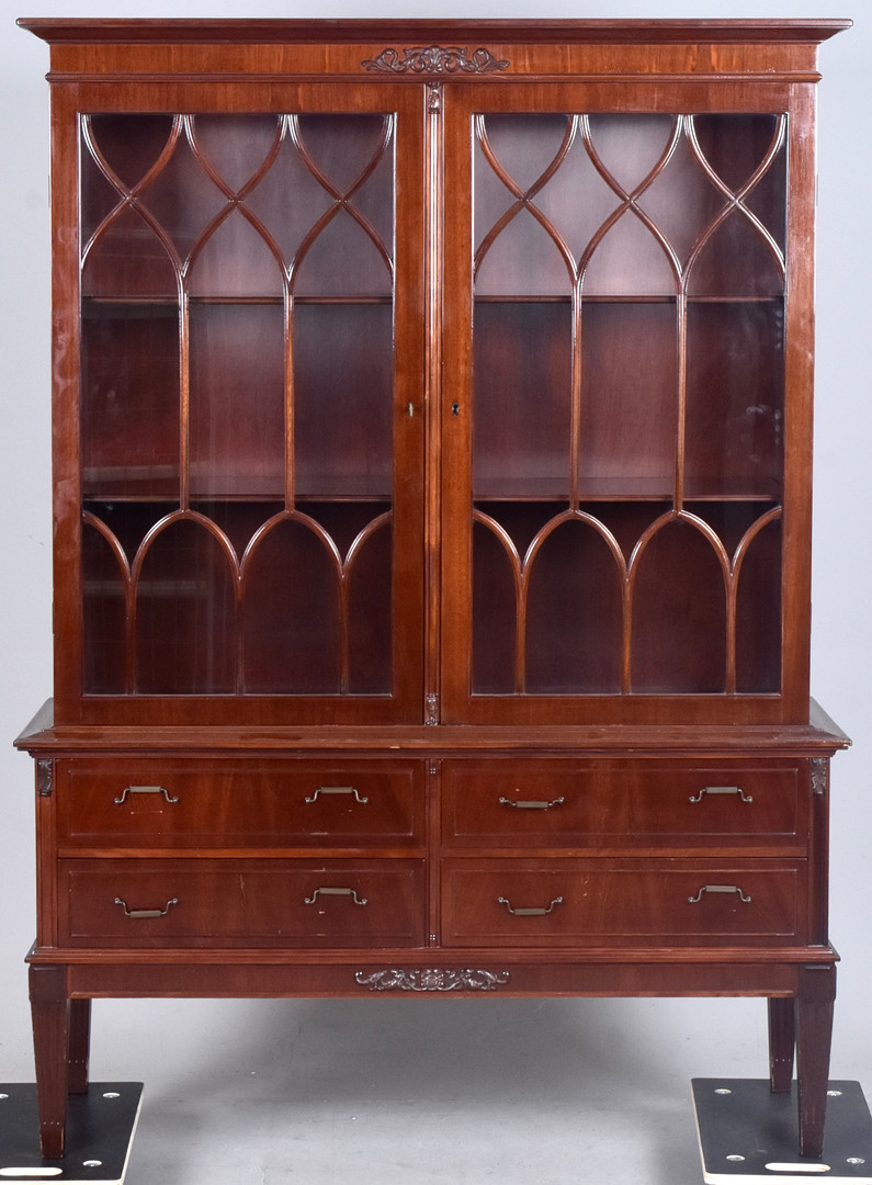 VITRINSKÅP, mahogny, gustaviansk stil, A/S Andels-Möbel Magasinet, Brdr C&W Andersen, Danmark, 1900-tal.