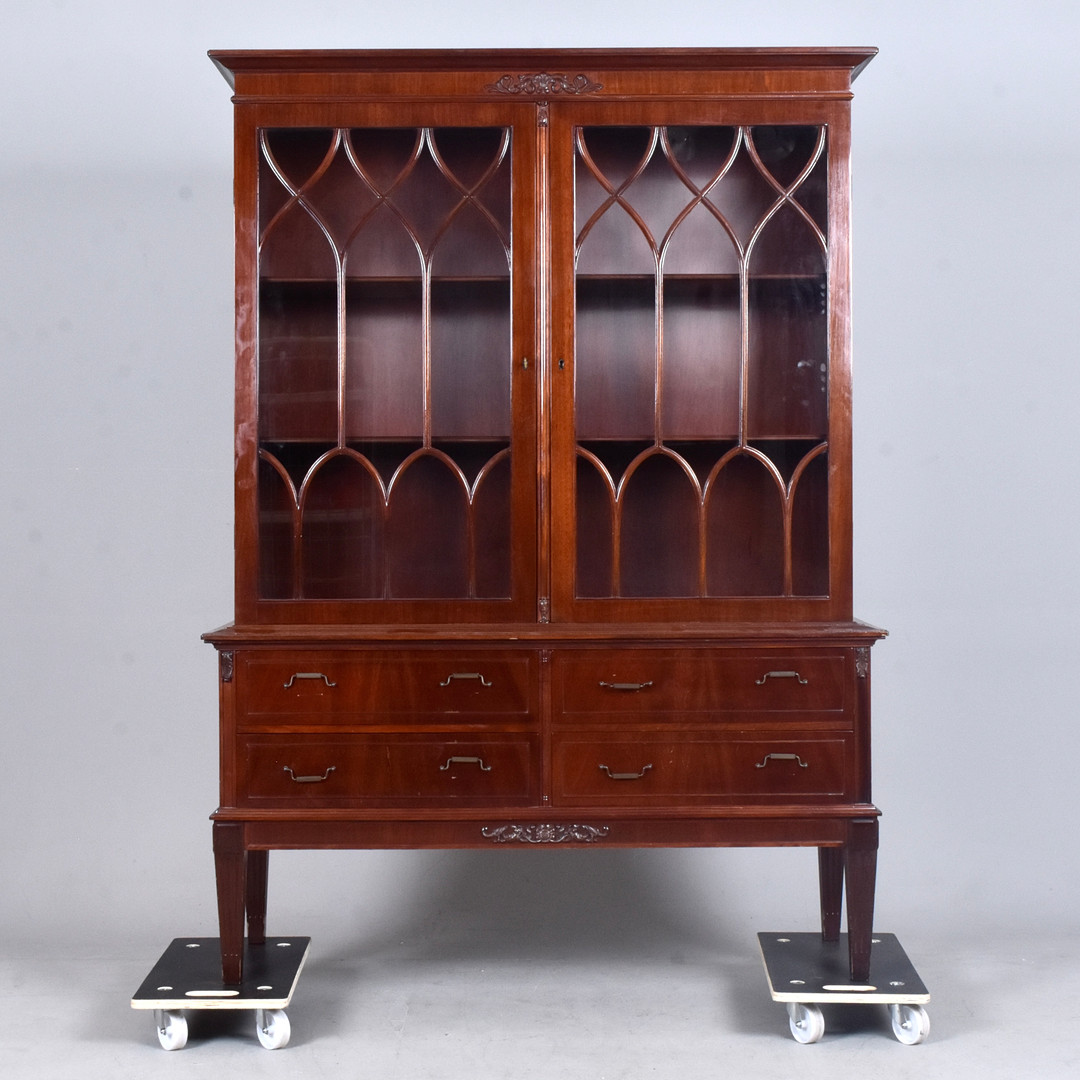 VITRINSKÅP, mahogny, gustaviansk stil, A/S Andels-Möbel Magasinet, Brdr C&W Andersen, Danmark, 1900-tal.