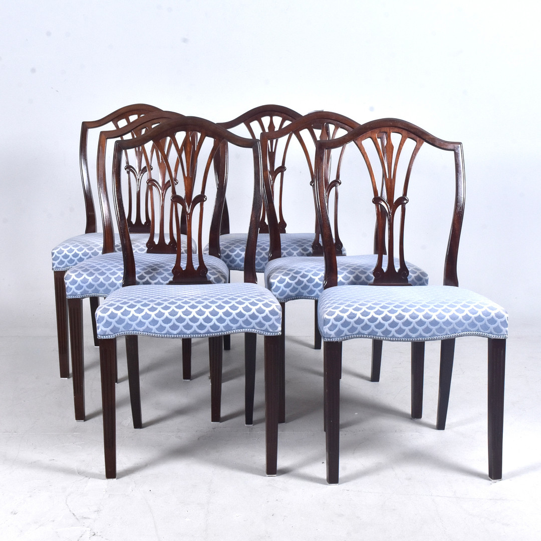 STOLAR, 6 st, Gustaviansk stil, A/S Andels-Möbel Magasinet, Brdr C&W Andersen, Danmark, 1900-tal.