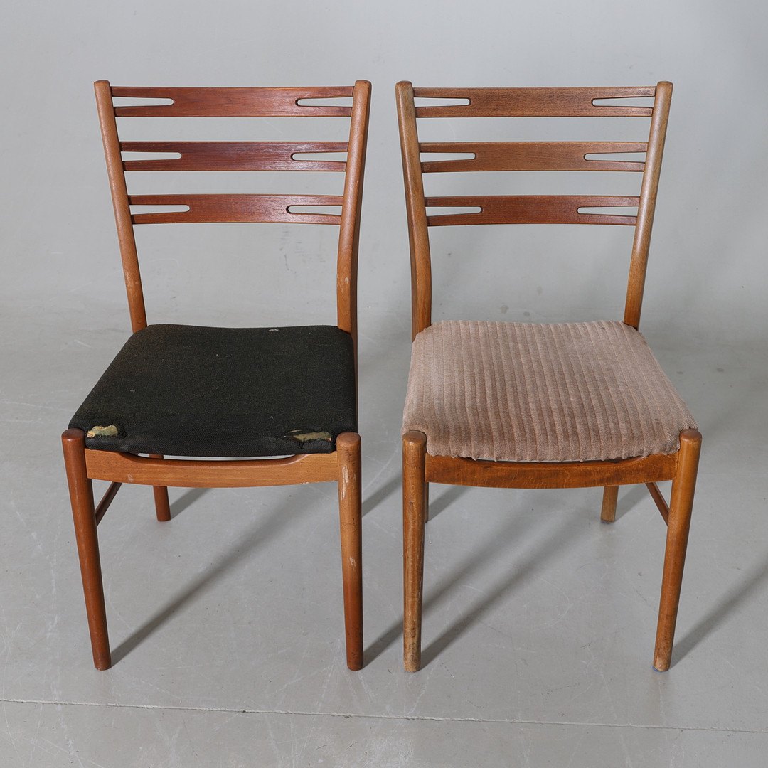 STOLAR, 6 st, teak, Fastrup Møbelfabrik, Danmark, 1960-tal.