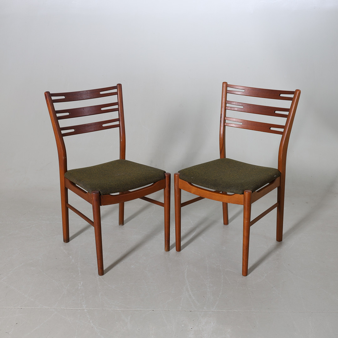 STOLAR, 6 st, teak, Fastrup Møbelfabrik, Danmark, 1960-tal.