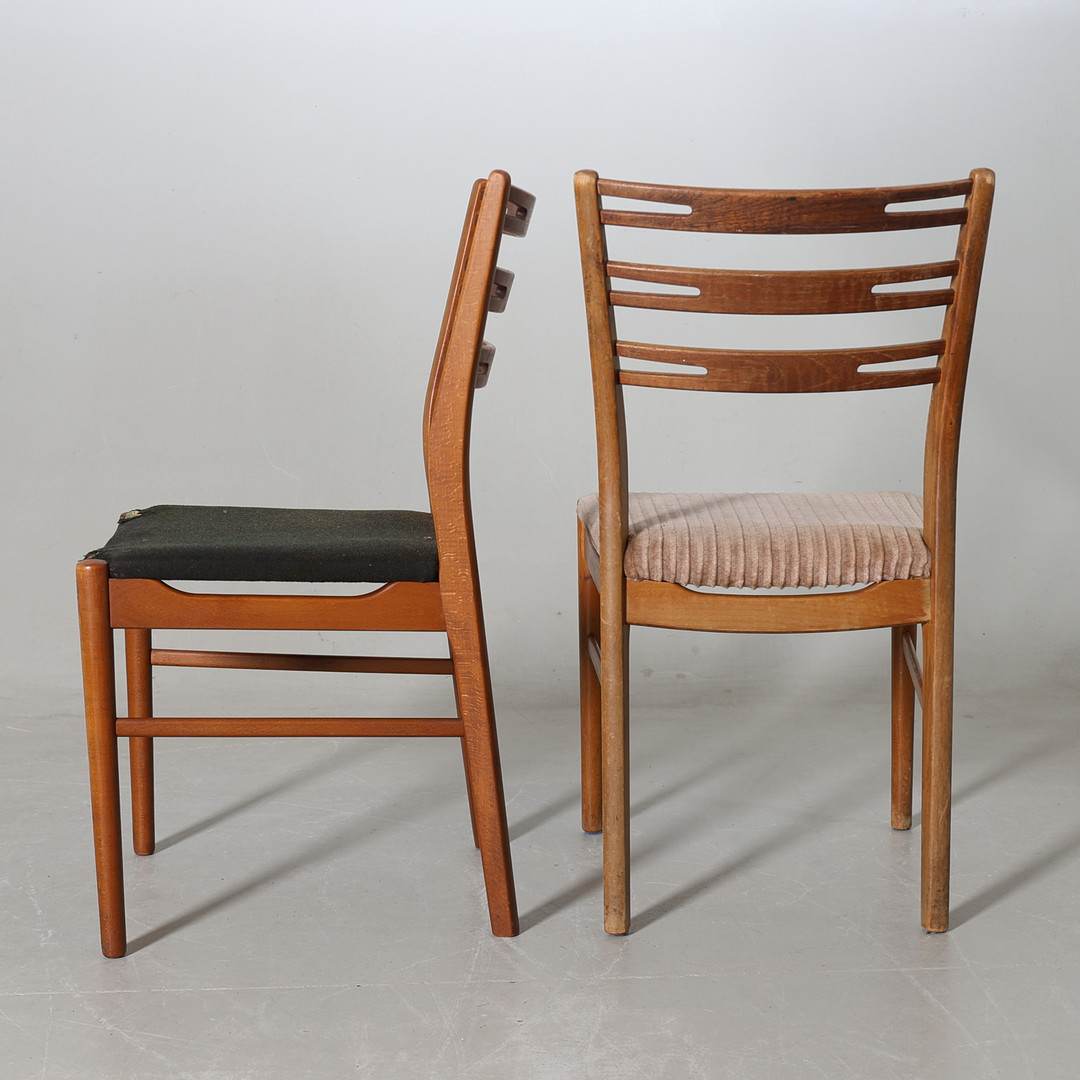 STOLAR, 6 st, teak, Fastrup Møbelfabrik, Danmark, 1960-tal.