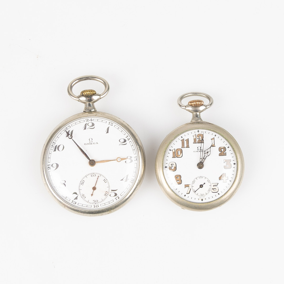 OMEGA, fickur, 2 st, stål, USA, 1900-tal.