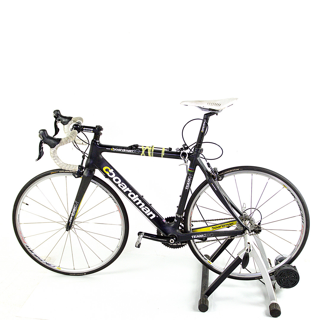 RACERCYKEL och träningsställning, herr, cbordman, team C, 28", ram av kolfiber, 20 växlar, 2000-tal.