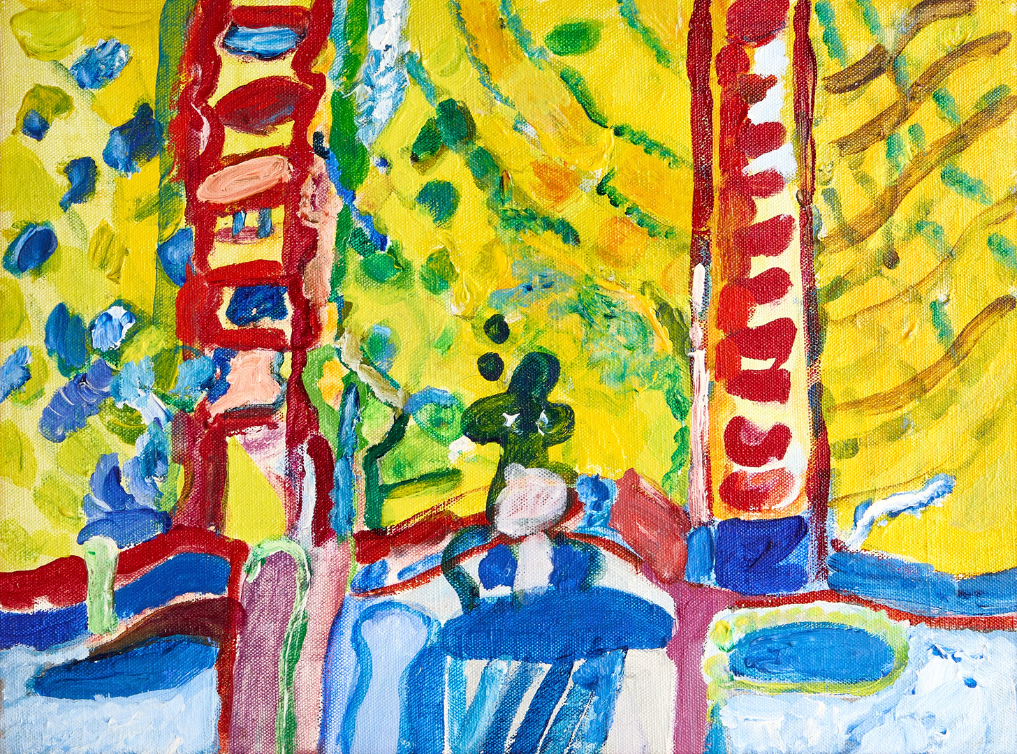 ANDERS FOGELIN (1933–1982). "Restaurang", signerad och daterad 1969 a tergo, olja på duk.
