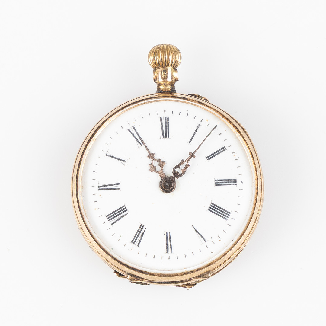 OKÄND TILLVERKARE, mormorsur, 30 mm, 14K guld, omkring år 1900.