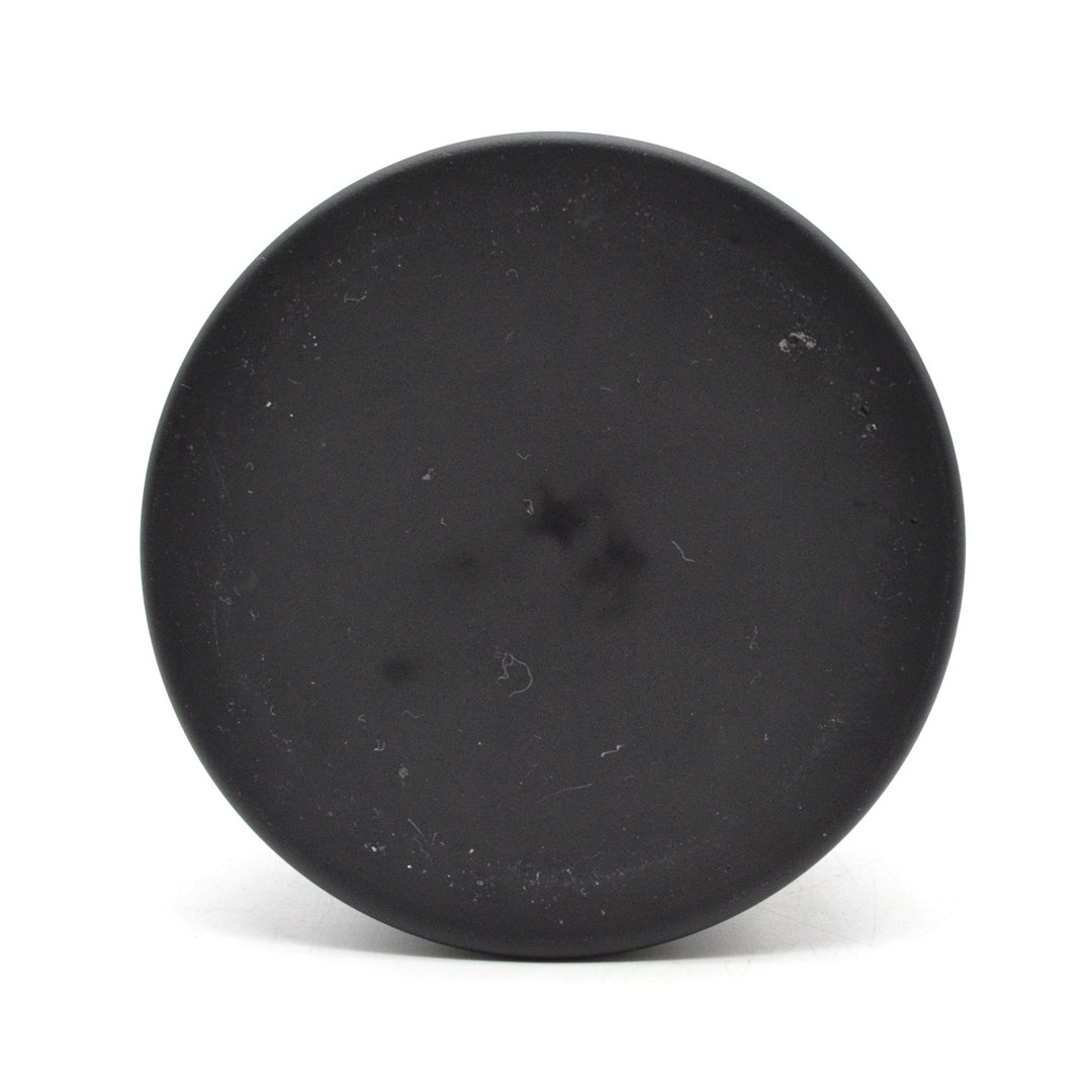 FÜGER & TAUBE, DESIGNERVASE, GLAS, SCHWARZ-WEISS, UM 1970ER.