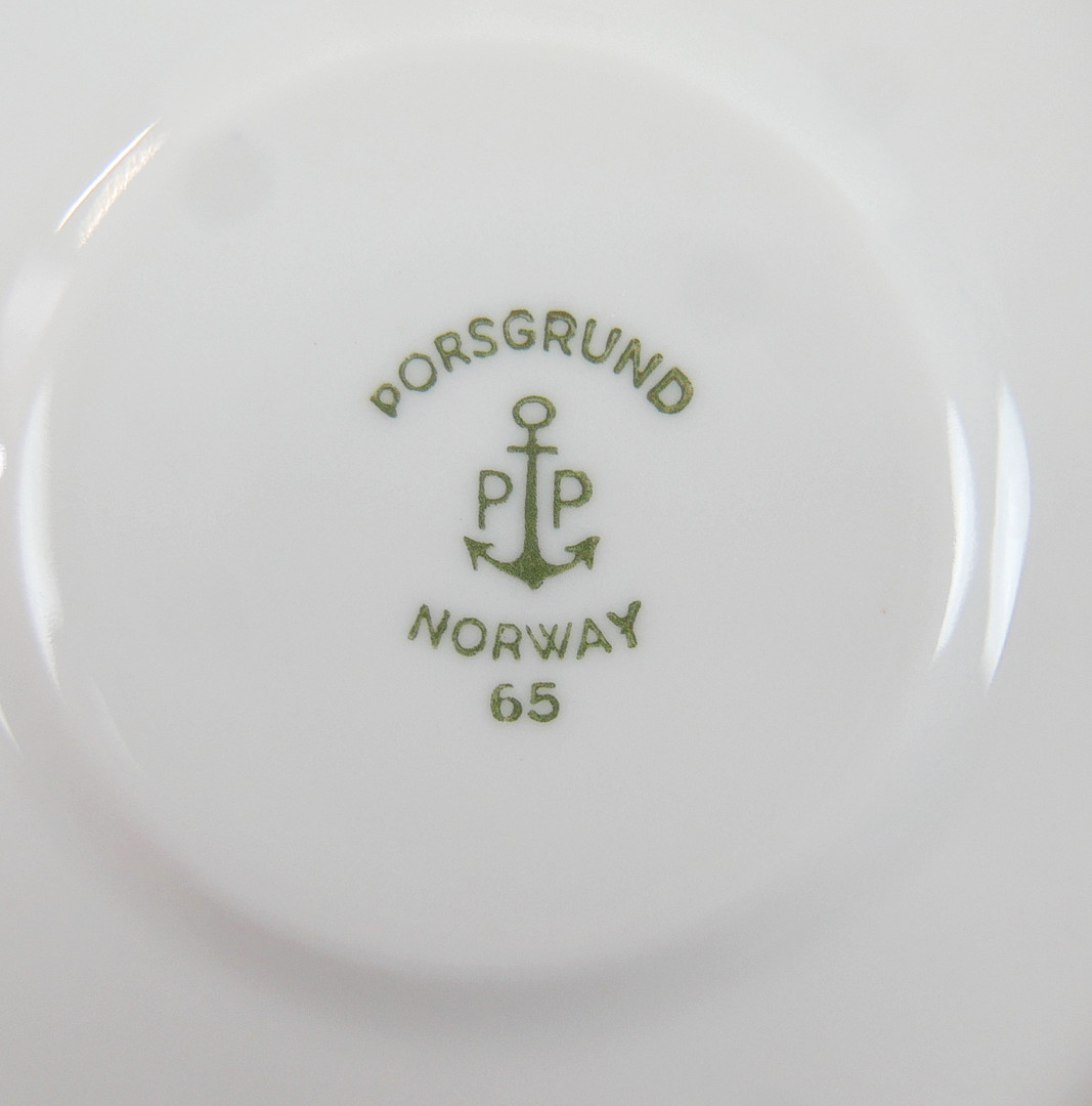 A PORSGRUND FOURTEEN PIECE COFFEE SET.