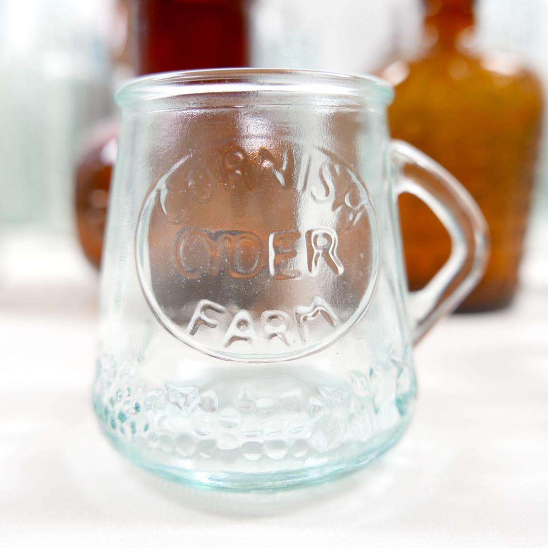 THIRTY-SIX VINTAGE GLASS BOTTLES AND CONTAINERS.
