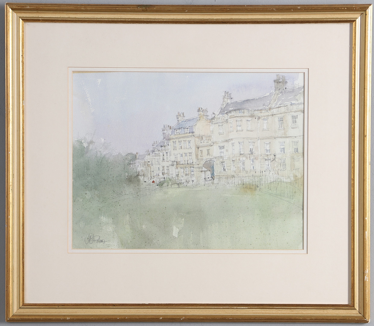 JOHN FREDERICK PALMER R.W.A. (1939-2021). 'LANSDOWN CRESCENT, BATH'.
