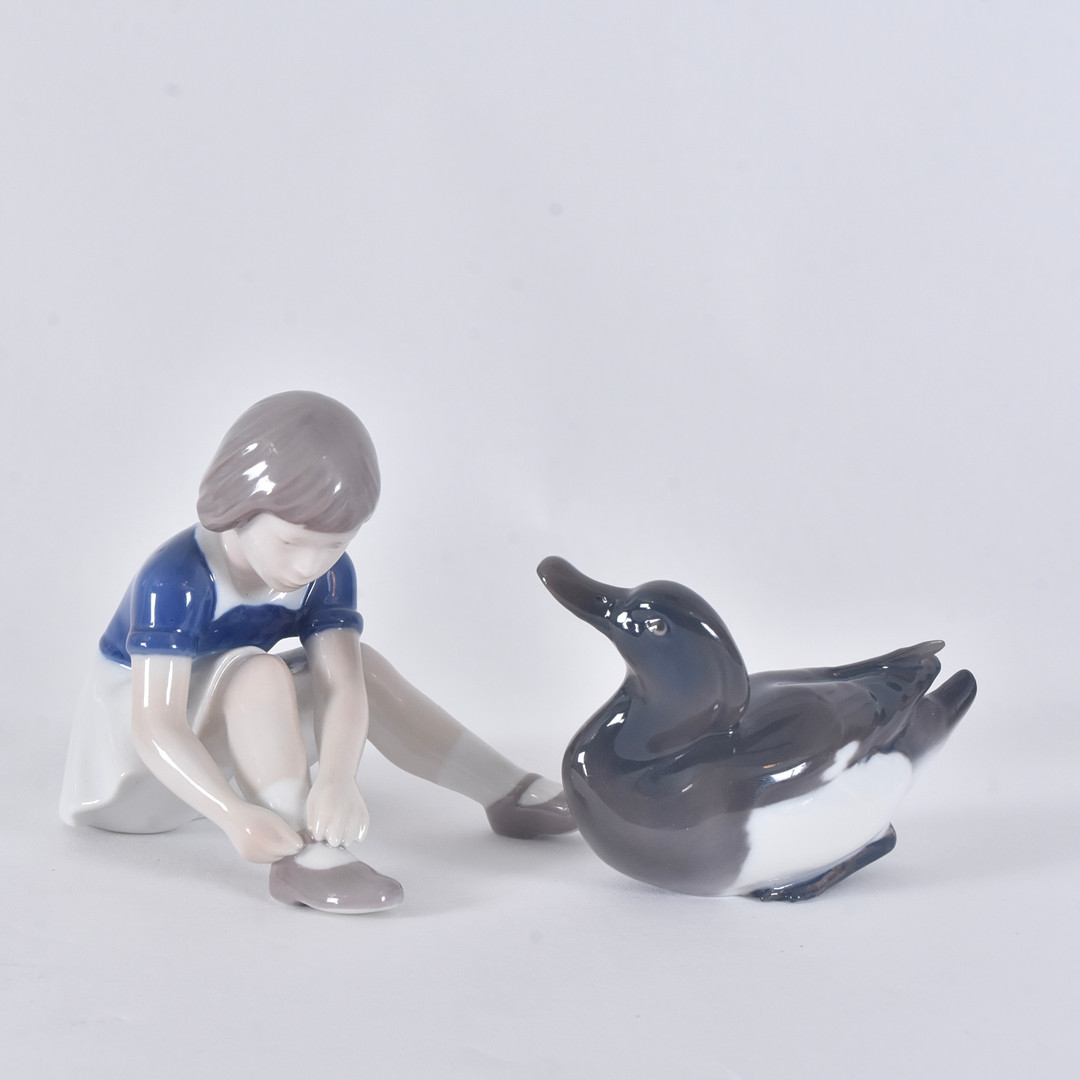 FIGURINER, 2-stycken, Bing&Gröndahl, Danmark.