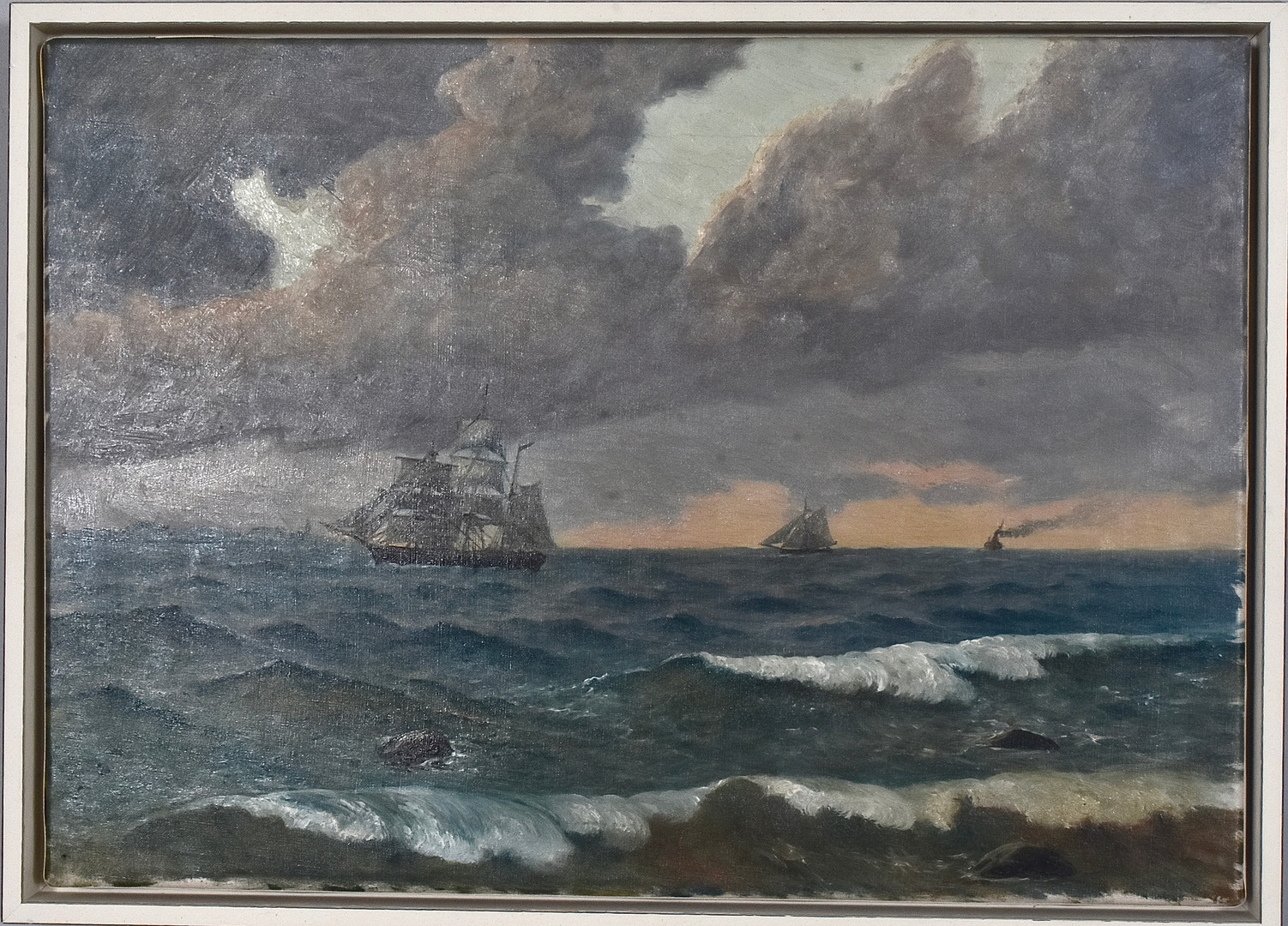 VILHELM BILLE (1864-1908). Olja på duk.