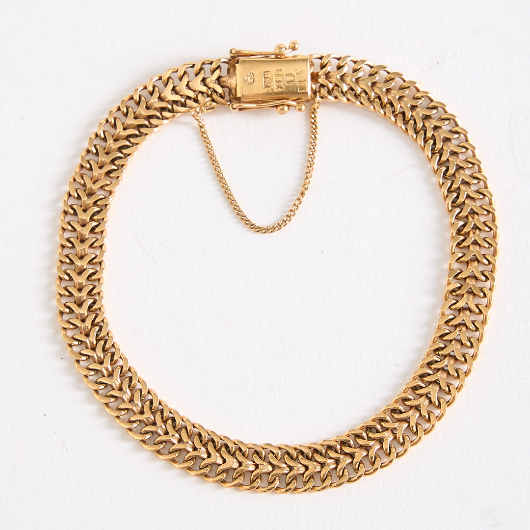 ARMBAND, guld 18K.