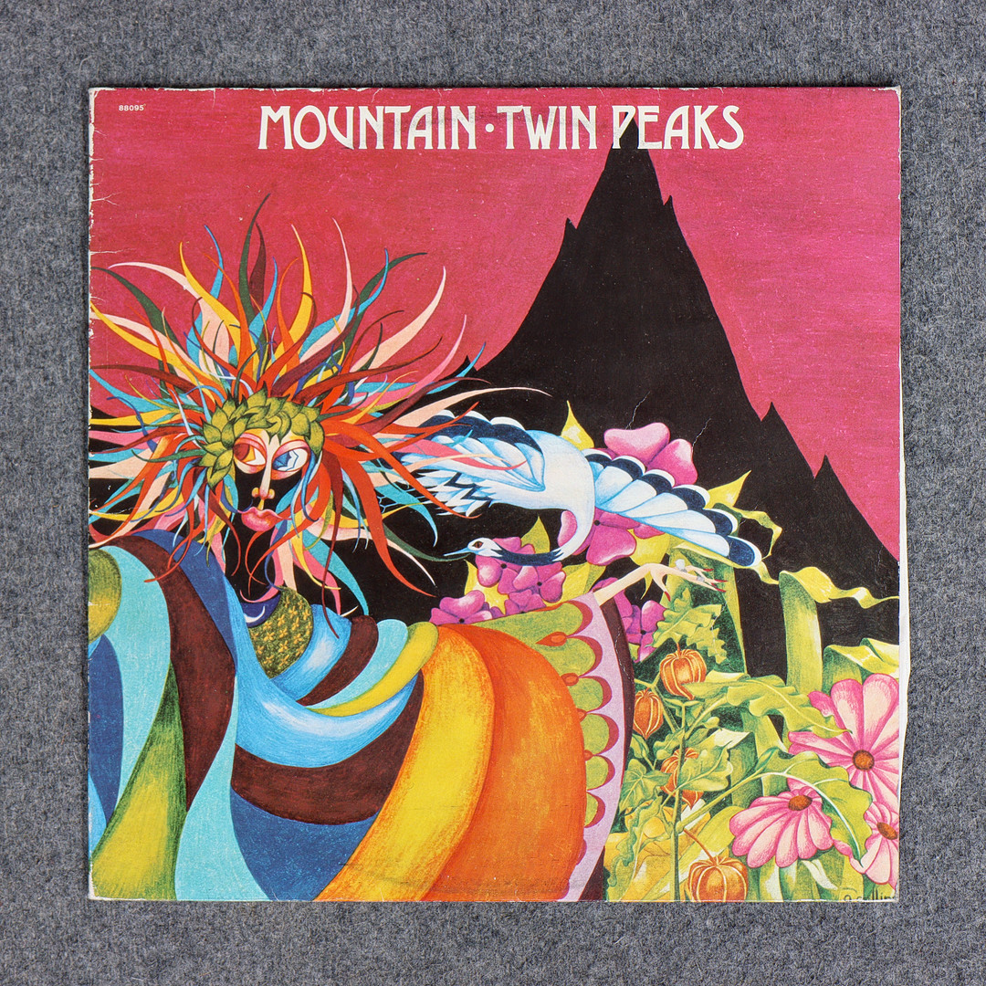 9 LP-SKIVOR, MOUNTAIN SAMT PROCOL HARUM (EN LP MED AUTOGRAFER).