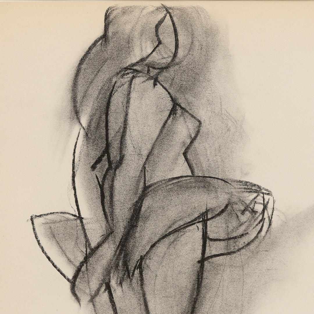 HENRI MATISSE. EFTER. Litografi, ur Derrière le Miroir nr 46-47, 1952, signerad i trycket och daterad 49.