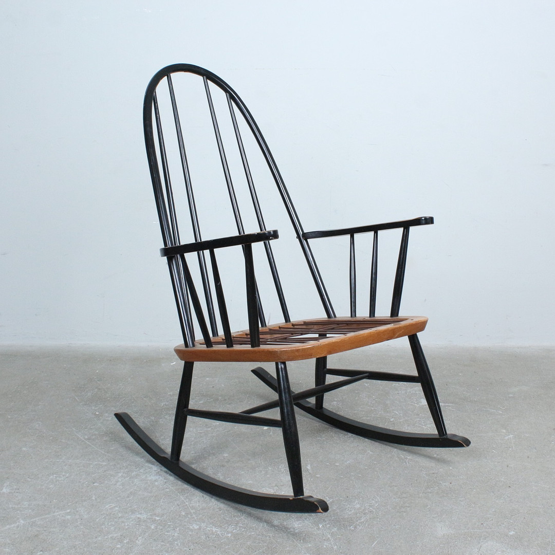 Mid-Century Schaukelstuhl der 1960er.