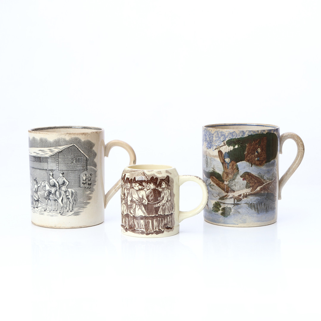 SEJDLAR, TRE ST. Keramik. Bl.a. "Gustav Wasa", Gustavsberg.