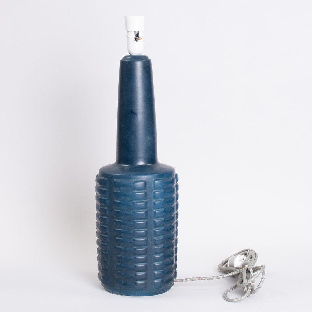 EINAR JOHANSEN. (1906-80). Stor bordlampe for Søholm Stentøj. Danmark, 1950/60'erne.