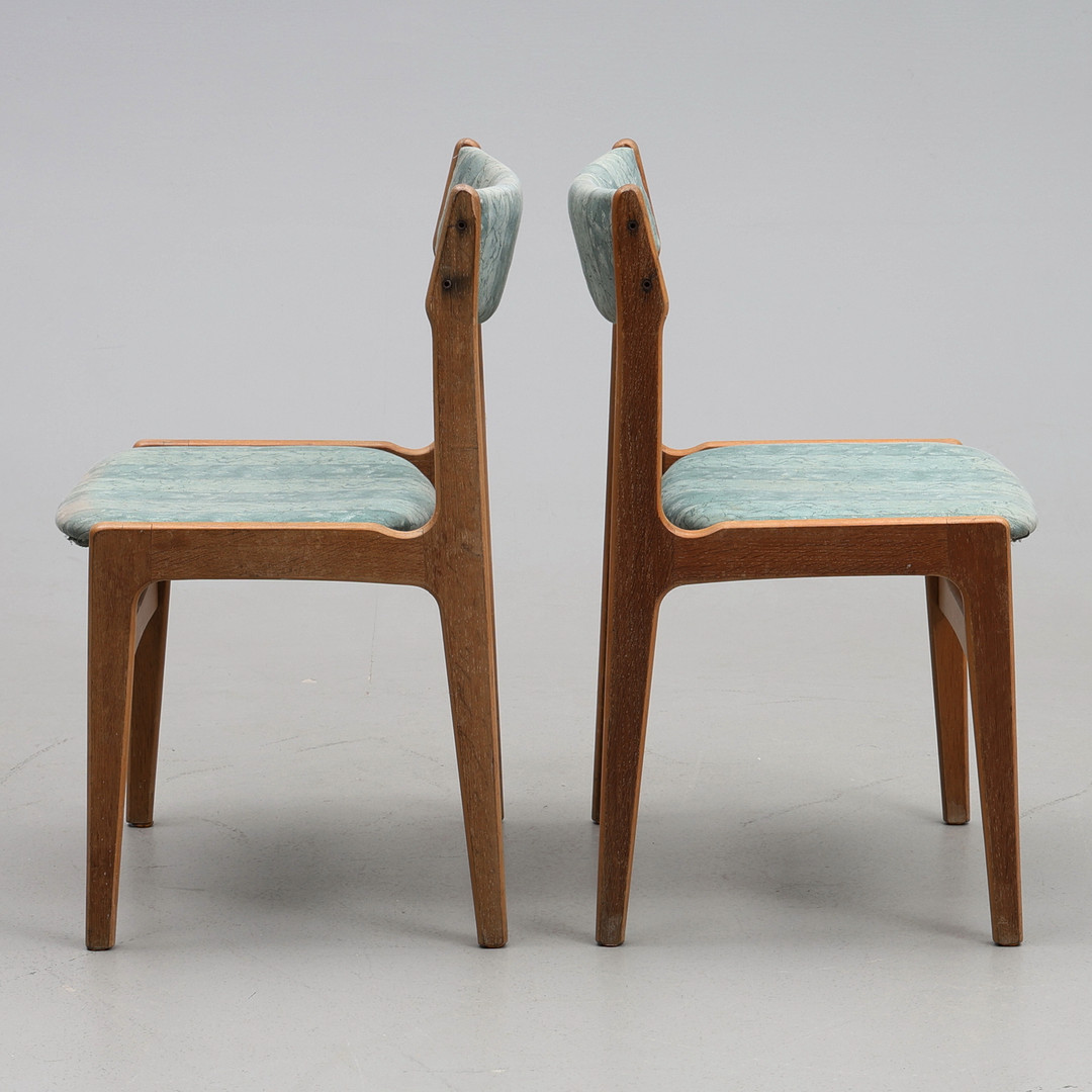 ERIK BUCH. Stolar, ett par, Danmark, 1960-tal.
