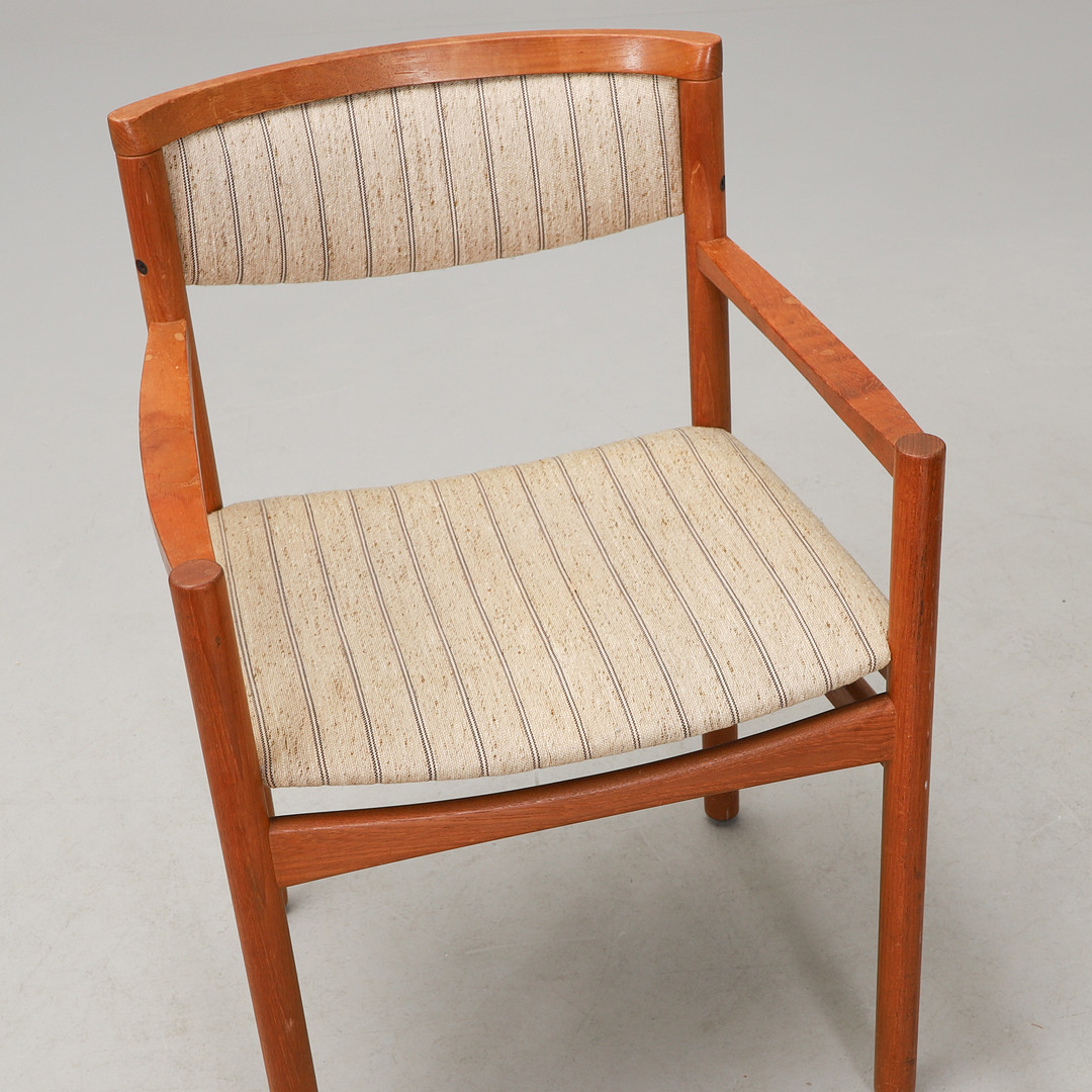 SAX MØBELFABRIK. teak, 6 st stolar. Danmark. 1960-tal.